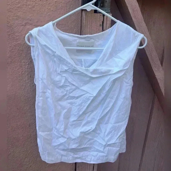 Stephan Schneider White Drape Top - Picture 1 of 4